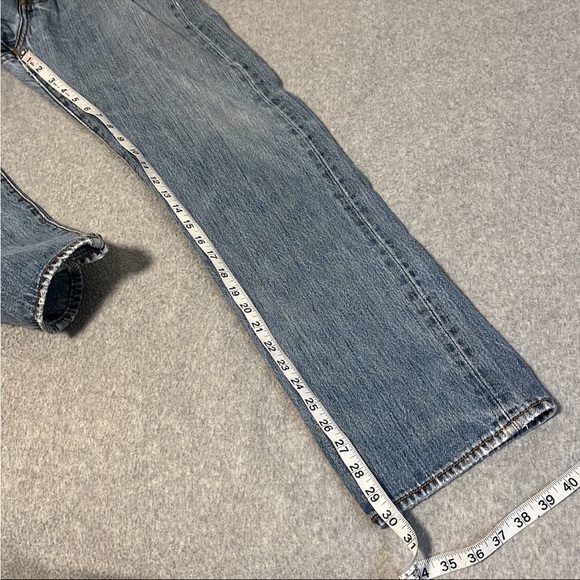 Y2K Levis 501 Jeans Size 33 Distressed Skater Streetwear Grunge - Picture 6 of 12